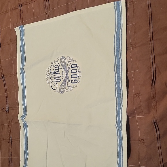Whip It Good Embroidered Kitchen Towel Oopsie! - Picture 2 of 5
